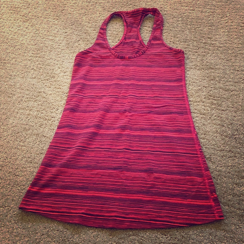Lululemon Striped Cool Racerback Tank